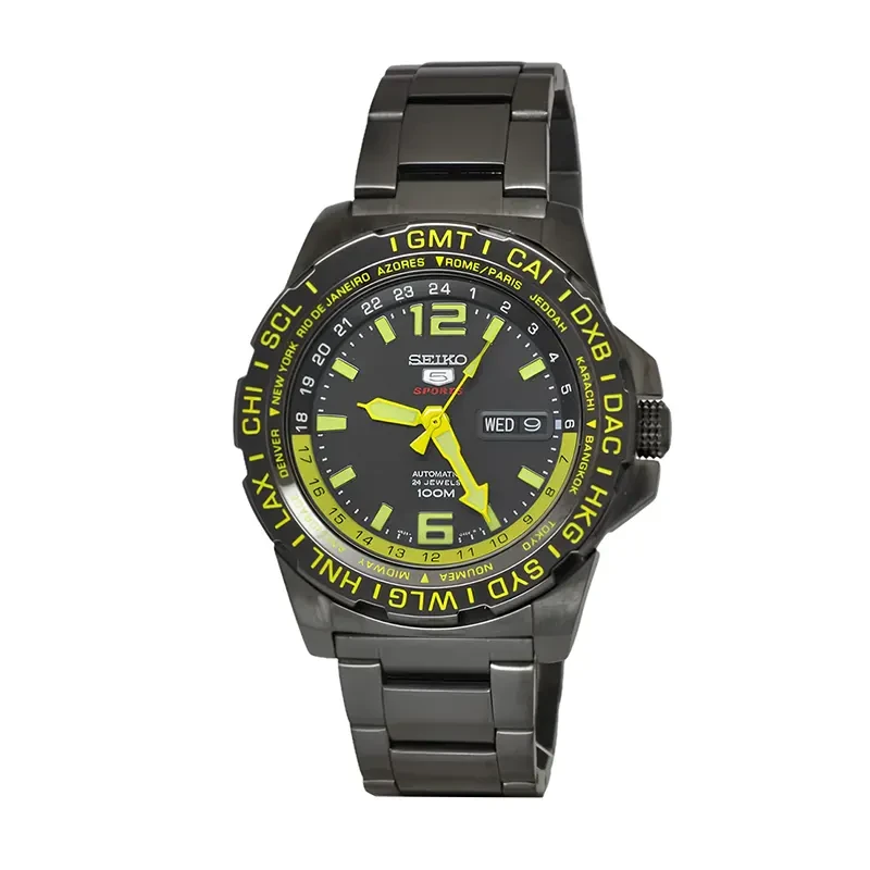 Seiko 5 Sports World Time Automatic Men's Watch- SRP689K1